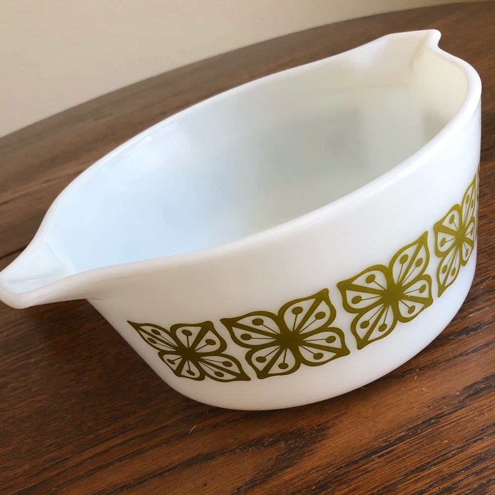 Vintage Pyrex square flowers casserole dish 474 - Picture 6 of 6